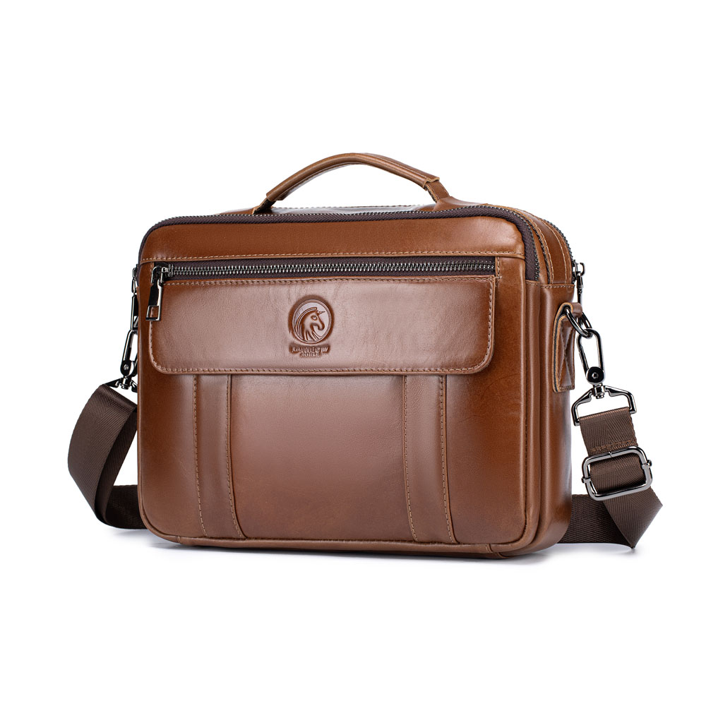 Edc Carry Bag - New men's mini crossbody bag, leather