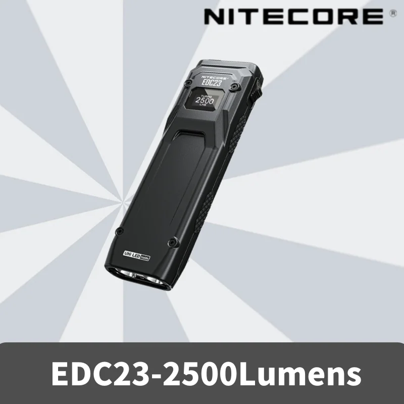Edc Carry Flashlight - NITECORE EDC23 EDC Flashlight 2500Lumens Bulit-in