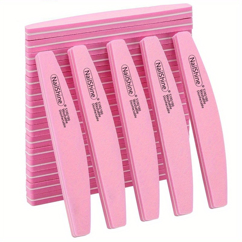 Nail File Titanium - 2/5/10PCS Professional Double-sided Nail File Block
