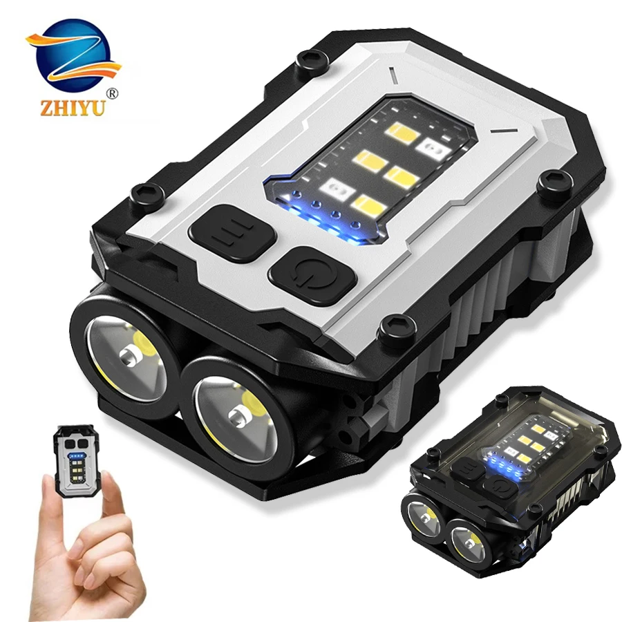 Edc Carry Flashlight - Super Bright Powerful Pocket Torch Light
