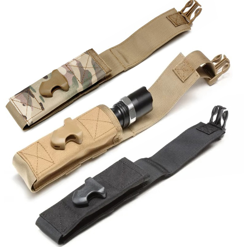 Edc Carry Flashlight - Flashlight Pouch Torch Holder Case Molle