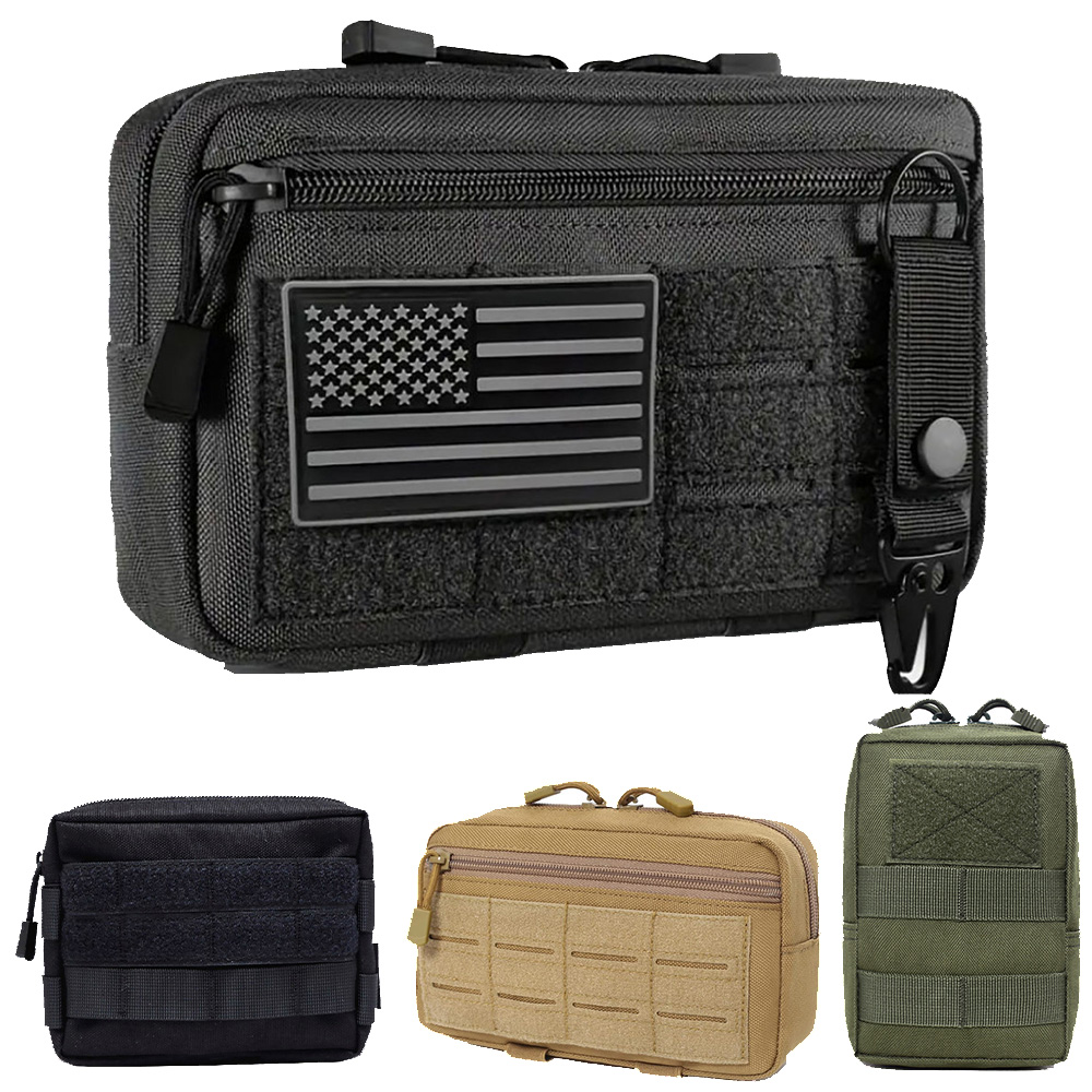 Edc Concealed Carry Bag - MOLLE Tactical EDC Waist Pouch Compact