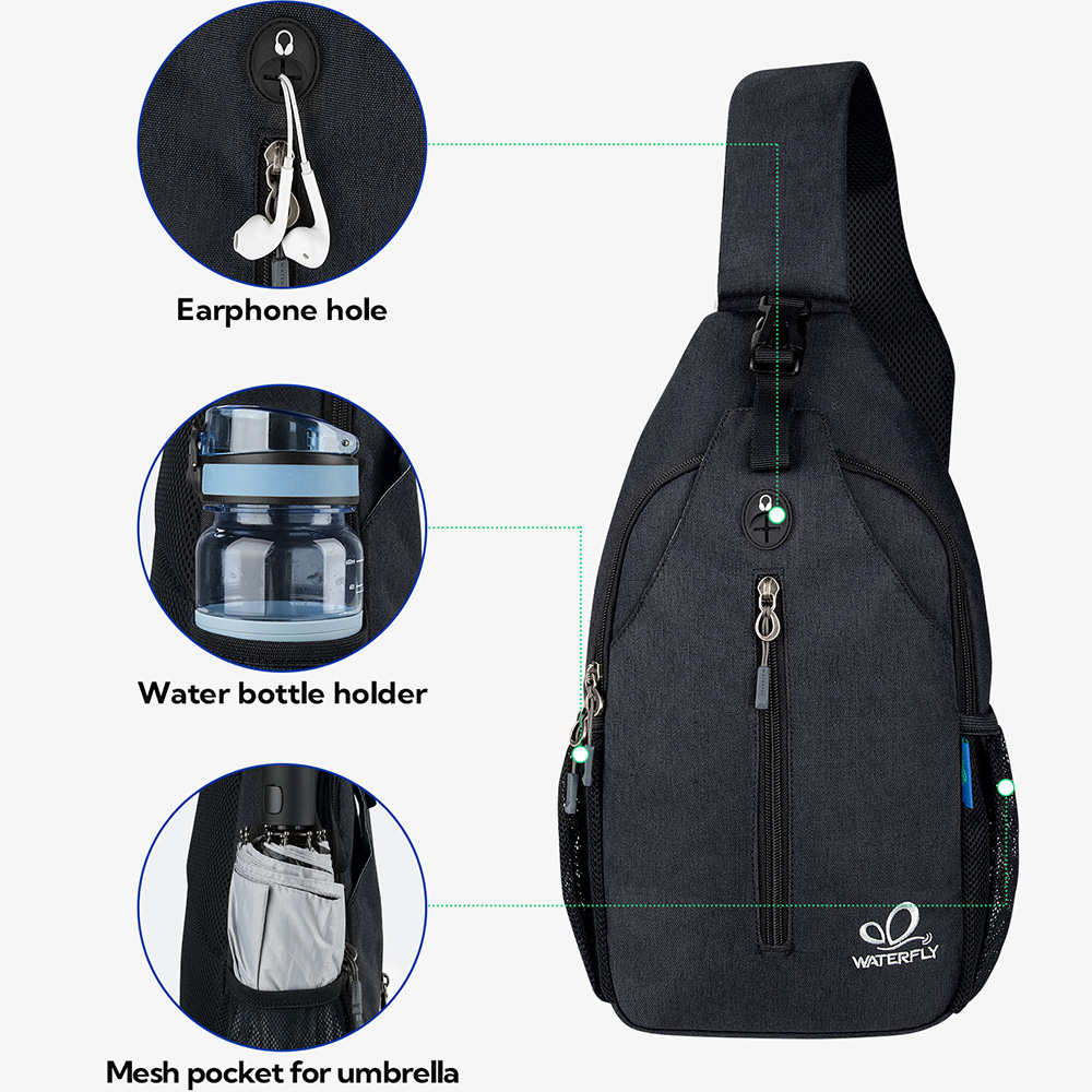 WATERFLY Crossbody Sling Bag C - Edc Carry Bag 评论和价格
