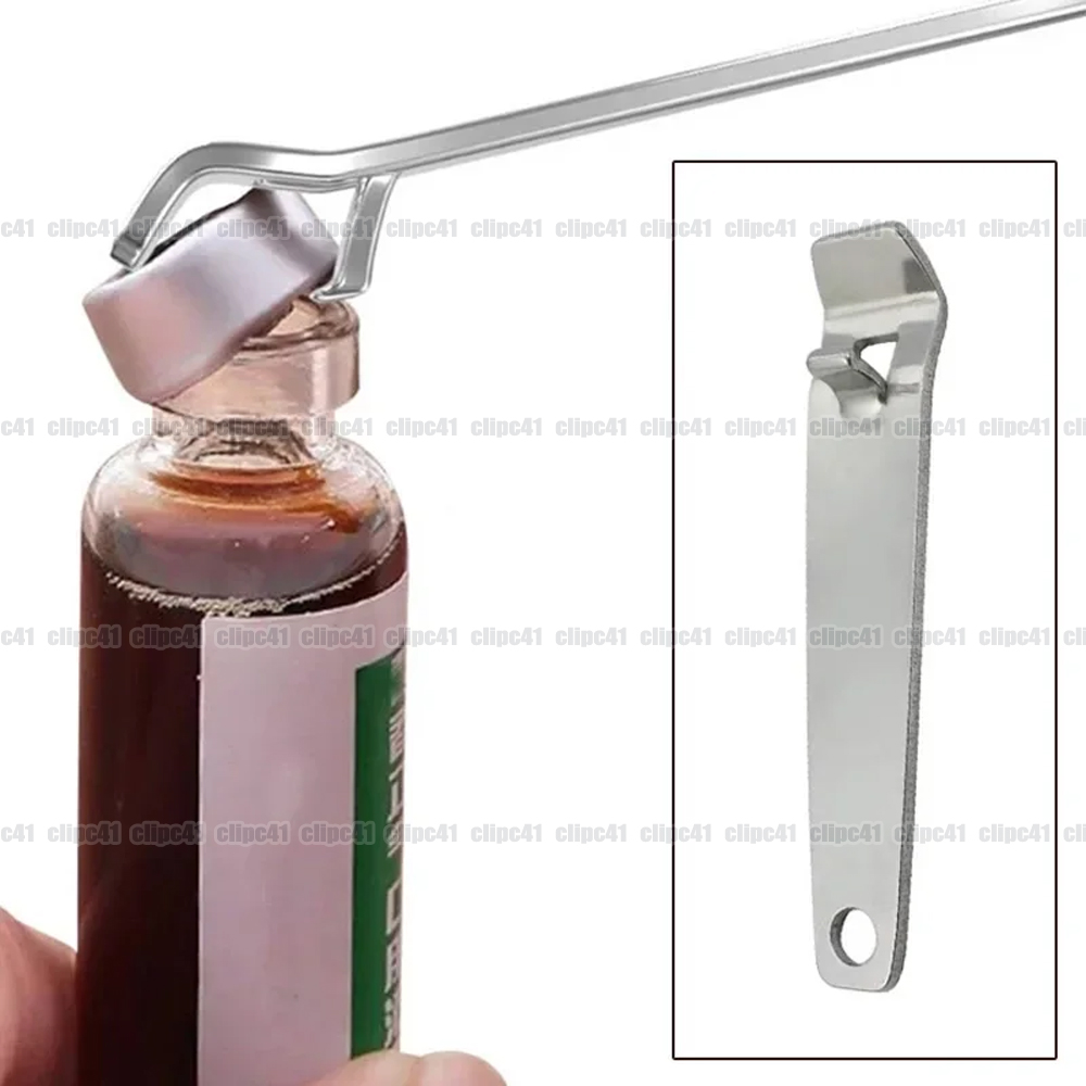1Pc Stainless Steel Oral Liqui - Bottle Opener Keyring 评论和价格