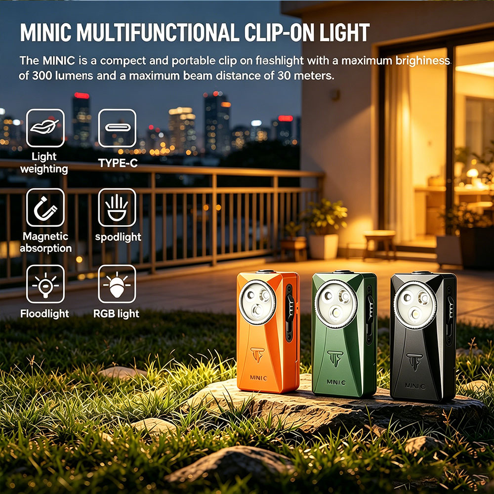 Trustfire MINIC 800 Lumens EDC - Edc Carry Flashlight 评论和价格