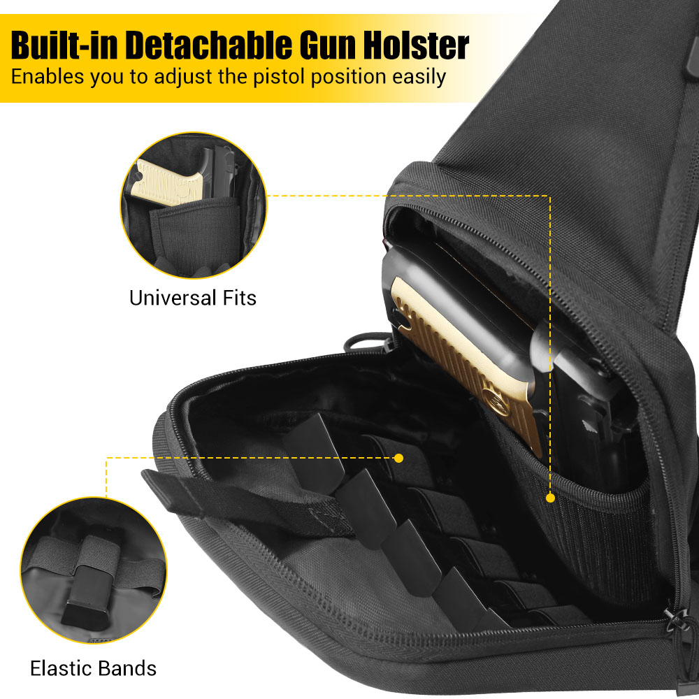 Tactical Pistol Gun Bag Concea - Edc Concealed Carry Bag 评论和价格