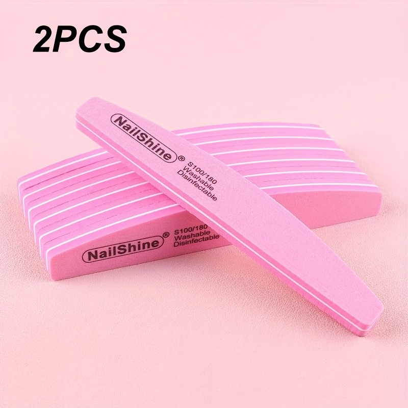 2/5/10PCS Professional Double- - Nail File Titanium 评论和价格