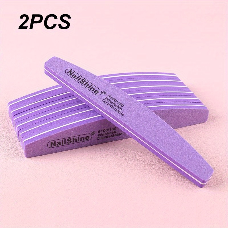 2/5/10PCS Professional Double- - Nail File Titanium 评论和价格