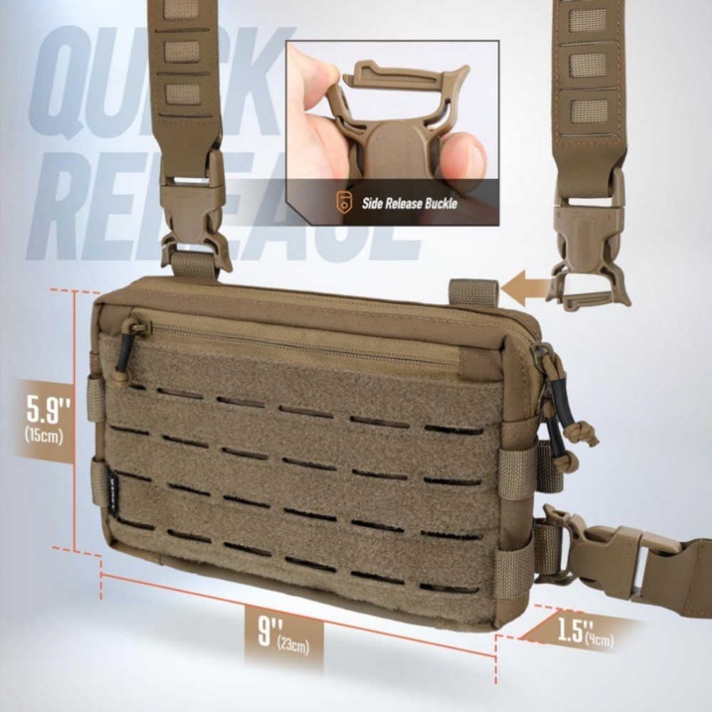 Fashion 1000D Nylon Men Chest  - Edc Carry Bag 评论和价格