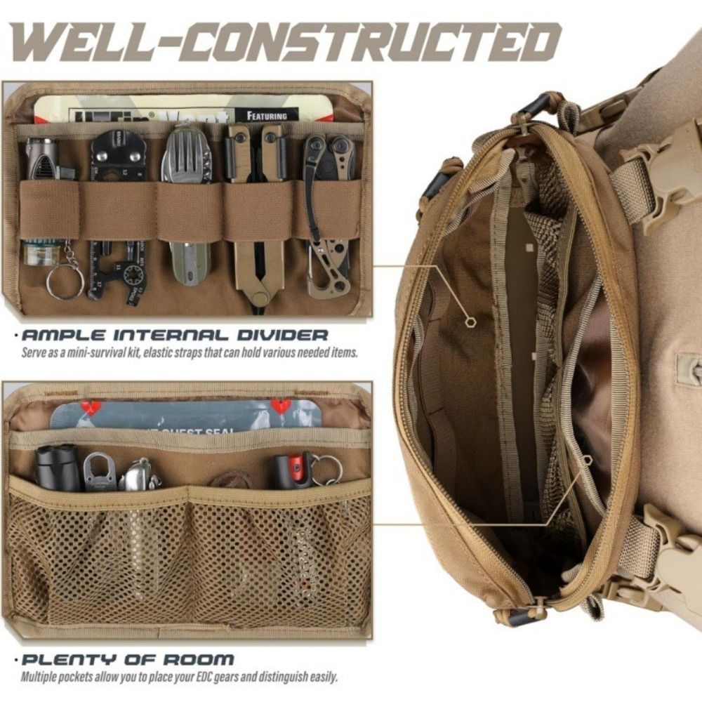 Fashion 1000D Nylon Men Chest  - Edc Carry Bag 评论和价格