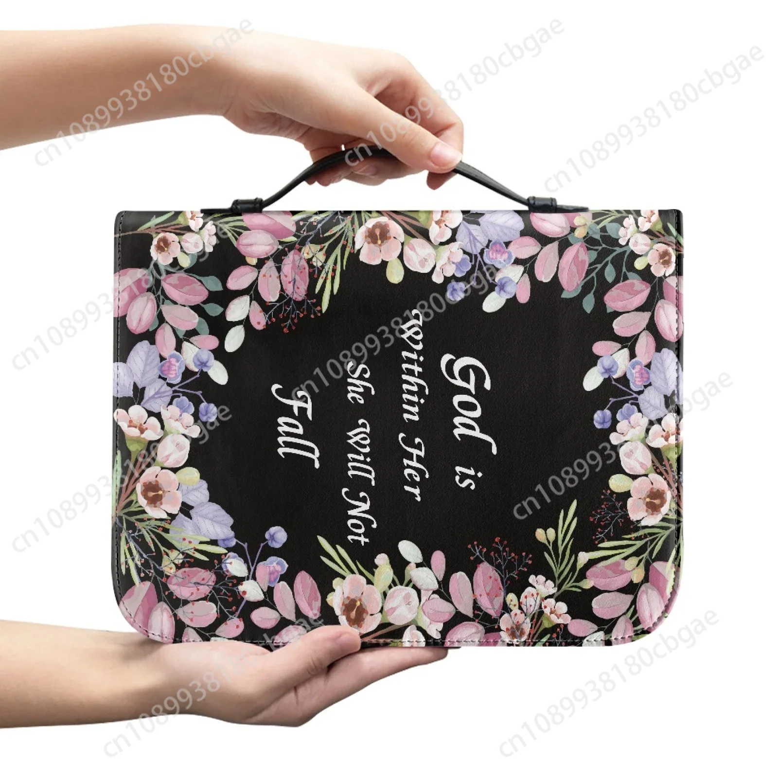 Flowers Verse Pattern Leather  - Edc Carry Bag 评论和价格