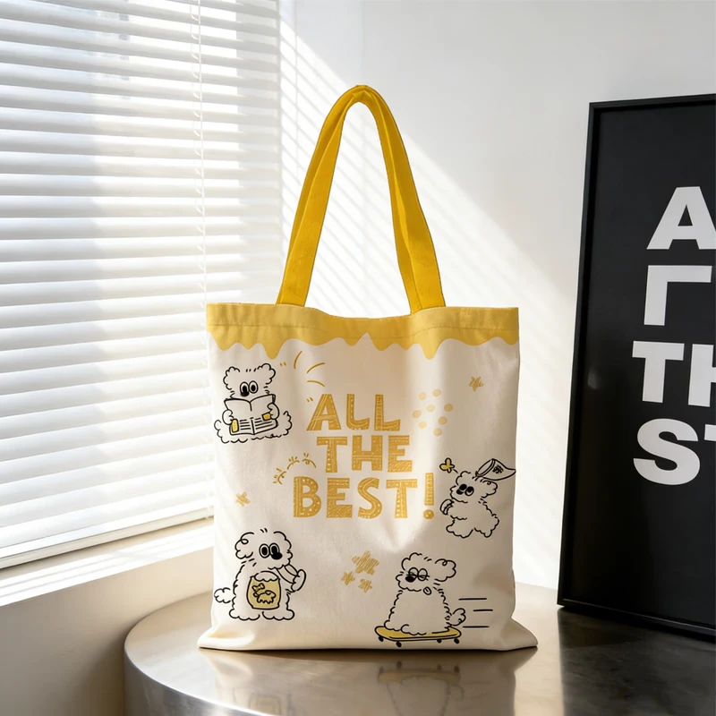New Cartoon Comic Printed Canv - Edc Carry Bag 评论和价格