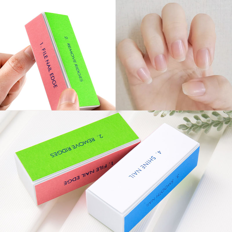 5/10pcs Nail Buffer Block 4 St - Nail File Titanium 评论和价格