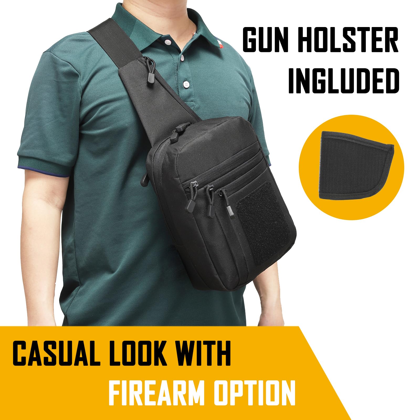 Concealed Carry Crossbody Bag  - Edc Concealed Carry Bag 评论和价格